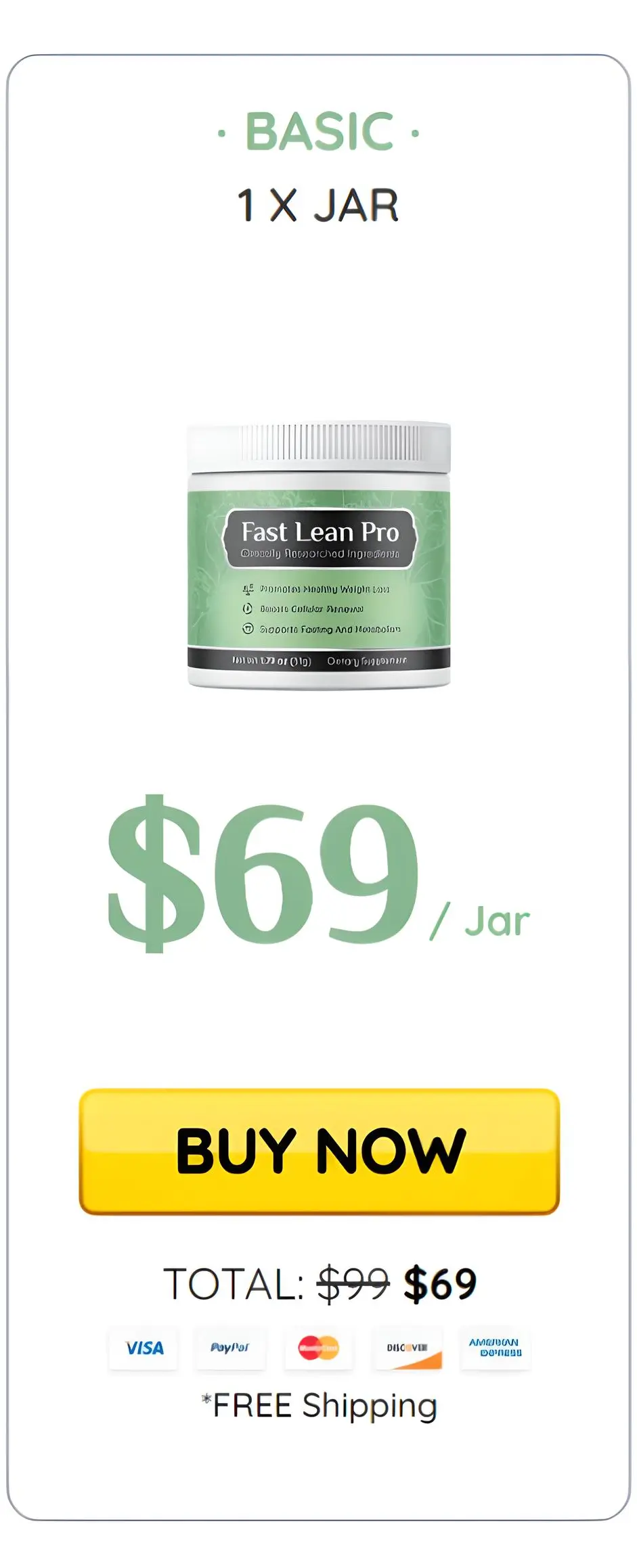fast lean pro discount